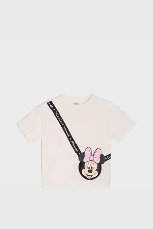 Sinsay Koszulka z naszytą torebką zapinaną na zamek Minnie Mouse