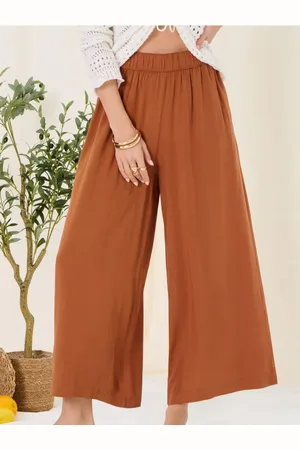 Sinsay Wiskozowe spodnie culotte