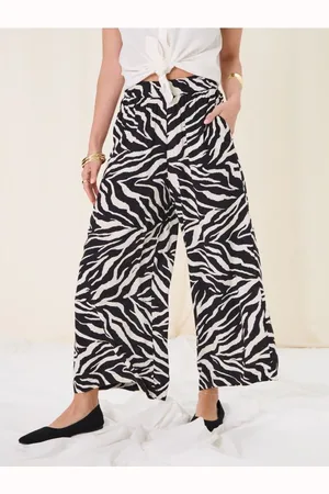 Sinsay Wiskozowe spodnie culotte