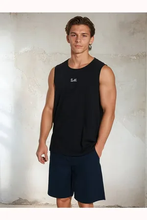 Sinsay Luźny tank top z nadrukiem na plecach