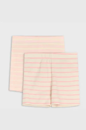 Sinsay Krótkie legginsy w paski 2 pack