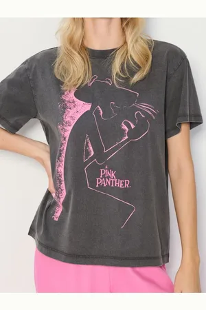 Sinsay Koszulka oversize Pink Panther