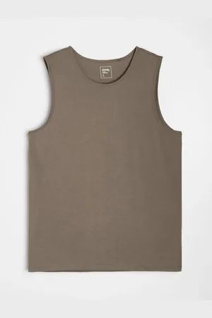Sinsay Bawełniany tank top basic