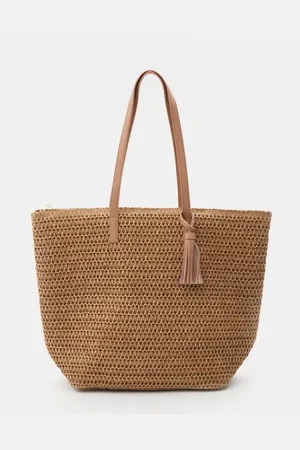 Sinsay Pleciona torebka shopper