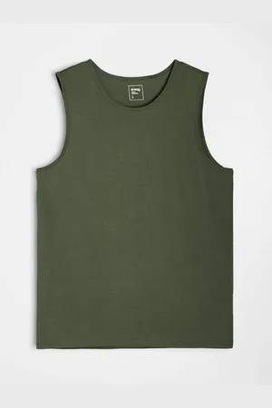 Sinsay Bawełniany tank top basic