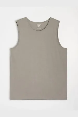 Sinsay Bawełniany tank top basic