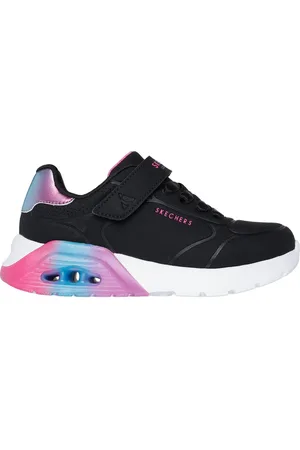 Skechers Dziewczęce Uno Lite 2.0 - Vivid Metallic w Czarny/Wielokolorowy