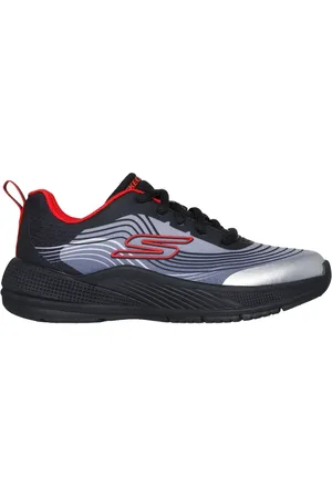 Skechers Dzieci Microspec Advance - Revconix w Czarny/Czerwony