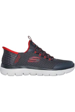Skechers Dzieci Slip-ins: Summits - High Range w Grafitowy/Czerwony