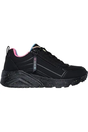 Skechers Dziewczęce Uno Lite - Vivid Splash w Czarny/Wielokolorowy