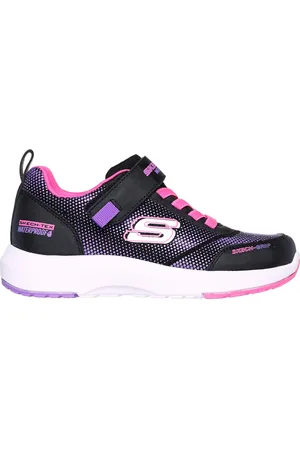 Skechers Dziewczęce Dynamic Tread - Journey Time w Czarny/Jaskrawy Rozowy