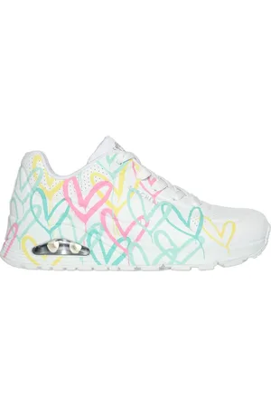 Skechers Kobiety JGoldcrown: Uno - Changed Love w Biały/Wielokolorowy