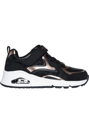 Skechers Dziewczęce Uno Gen1- Color Sweep w Czarny/Rozowe Zloto