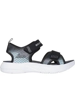 Skechers Dzieci Microspec-Splash w Czarny/Srebrny