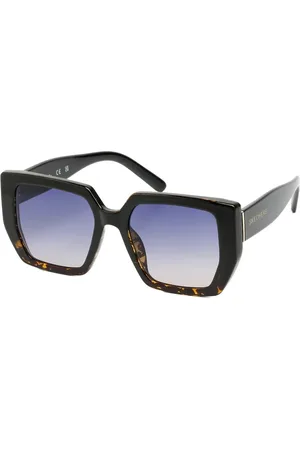 Skechers Kobiety Geometric okulary przeciwsłoneczne w Czarny/Wielokolorowy