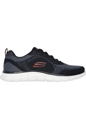Skechers Mężczyźni Track - Glendor w Czarny/Czerwony
