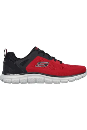 Skechers Mężczyźni Track - Broader w Czerwony/Czarny