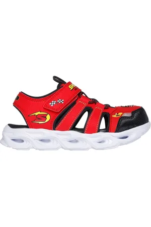 Skechers Dzieci S-Lights: Thermo-Flash - Hydro-Flare w Czarny/Limonkowy