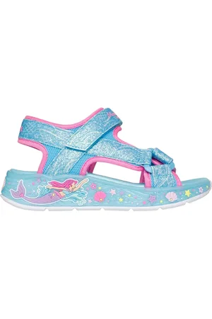 Skechers Dziewczęce Mermaid Dreams SandaÅ‚y w Niebieski/Wielokolorowy