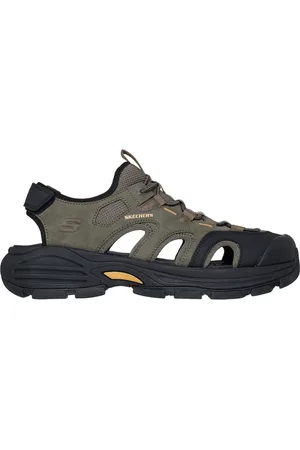 Skechers Mężczyźni Relaxed Fit: Fairport - Bradley w Oliwkowy/Czarny