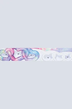 Skechers Dziewczęce Infinite Heart Lights - Color Lovin w Lawendowy/Wielokolorowy