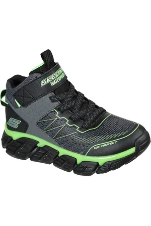 Skechers Dzieci Tech-Grip - High-Surge w Szary/Limonkowy