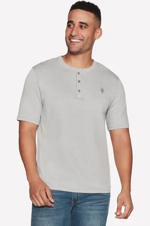 Skechers Mężczyźni GOKNIT Pique krótkie Sleeve Henley w