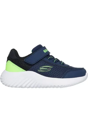 Skechers Dzieci Bounder - Trekzic w Granatowy/Limonkowy