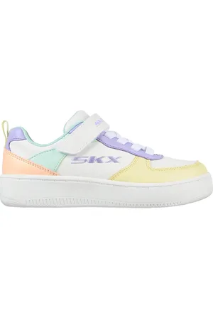 Skechers Dziewczęce Sport Court 92 w Biały/Wielokolorowy