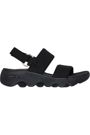 Skechers Kobiety GO WALK Massage Fit - Renee w Czarny/Rozowe Zloto