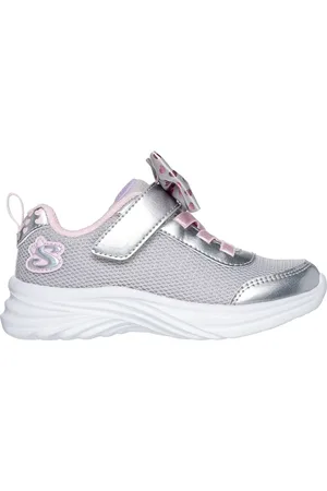 Skechers Dziewczęce Dreamy Dancer - Xtra Bow w Srebrny/Jasny Rozowy