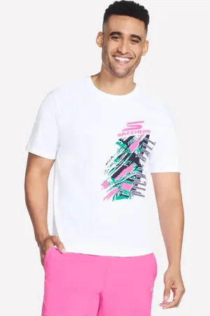 Skechers Mężczyźni Pickleball Splatter koszulka w