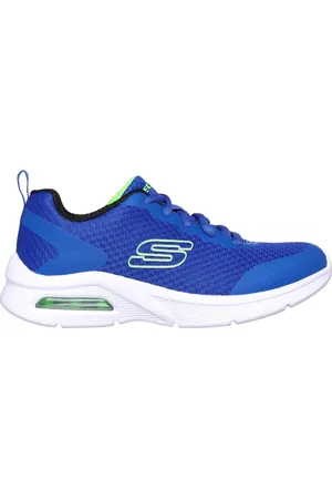 Skechers Dzieci Microspec Max- Kaptix w Niebieski/Limonkowy