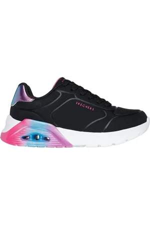 Skechers Dziewczęce Uno Lite 2.0 - Vivid Pop w Czarny/Wielokolorowy