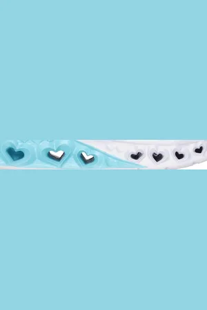 Skechers Dziewczęce Flutter Heart Lights - Groovy Swirl w Biały/Wielokolorowy