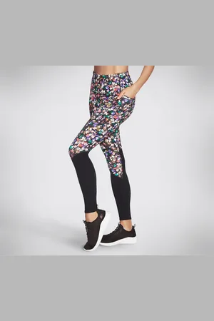 Skechers Kobiety Apparel Escape Print High-Waisted legginsy w Czarny/Wielokolorowy