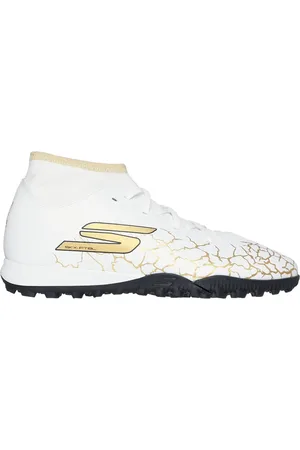 Skechers SKX_1.5 High Jr Youth TF w Bialy/Czarny/Zloty