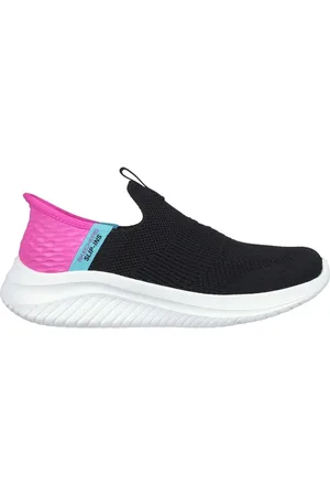 Skechers Dziewczęce Slip-Ins: Ultra Flex 3.0 - Fresh Time w Czarny/Rozowy