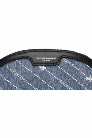 David Jones Listonoszka niebieska imitacja jeansu CH21050 BLUEJEAN