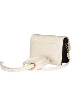 David Jones Listonoszka pikowana [DH] CH21113A kremowa