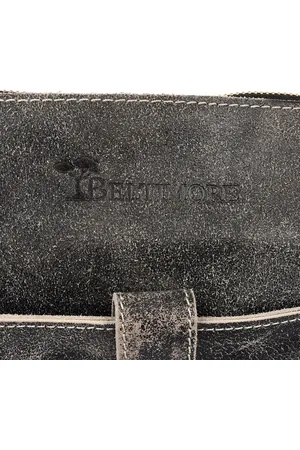 Beltimore Listonoszka skórzana vintage M05 czarna