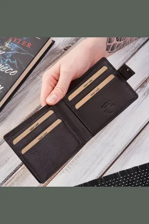 Brødrene Portfel Męski Skórzany G-109 Brązowy