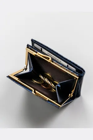 MILANO DESIGN Portfel damski SF-1814-JM granatowy