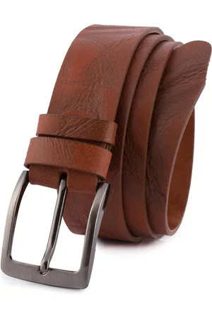 Beltimore Pasek męski r.125-140 cm E35 brązowy