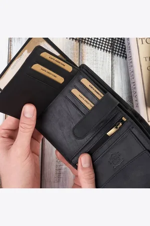 Brødrene Męski Portfel Skórzany RFID G-10