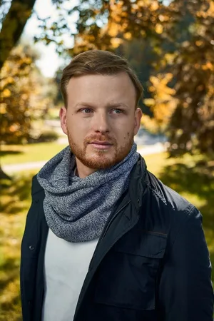 Brødrene Komplet męski czapka komin rękawiczki 103158 j.