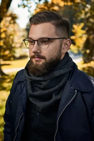 Brødrene Zestaw męski czapka komin 103126 c.