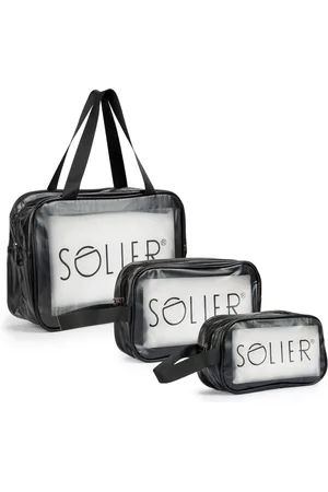 Solier Luggage Przezroczysta Kosmetyczka SOLIER Podróżna L