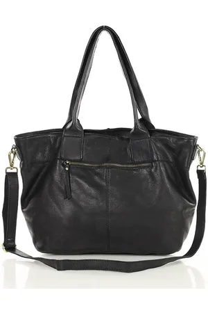 Marco mazzini Shopper skórzany vs115a czarny