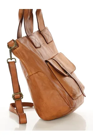 Marco mazzini Shopperka brąz camelowy v247b